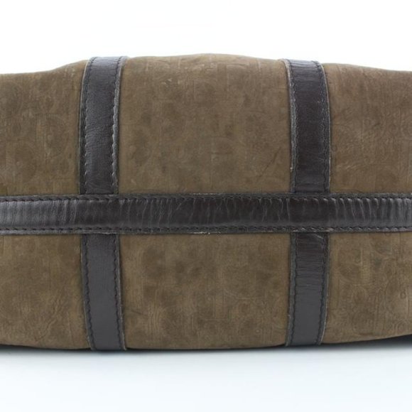 Dior Embossed Suede Monogram Trotter Boston Bag - Picture 9 of 12